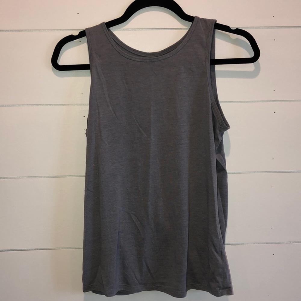 Open back workout tank
